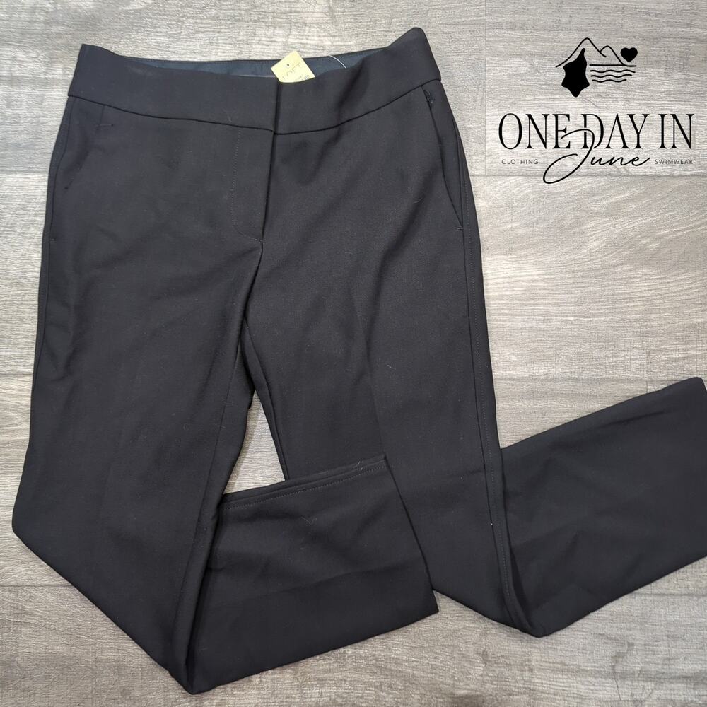 Loft Petite Marisa Crop Dress Pants Black NWT $79.50 Size 2P